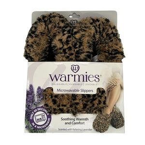 Warmies Lavender Scented Microwaveable Slippers Womens Sz 6-10 NEW